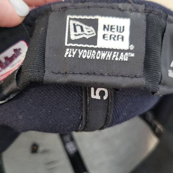 New Era 59Fifty On Field MLB Hat Boston Red Sox Size 7 Black Embroidered - Picture 4 of 4